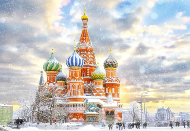 Новогодние каникулы в Москве.