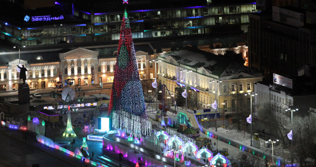 Новый год в Екатеринбурге - 2023.